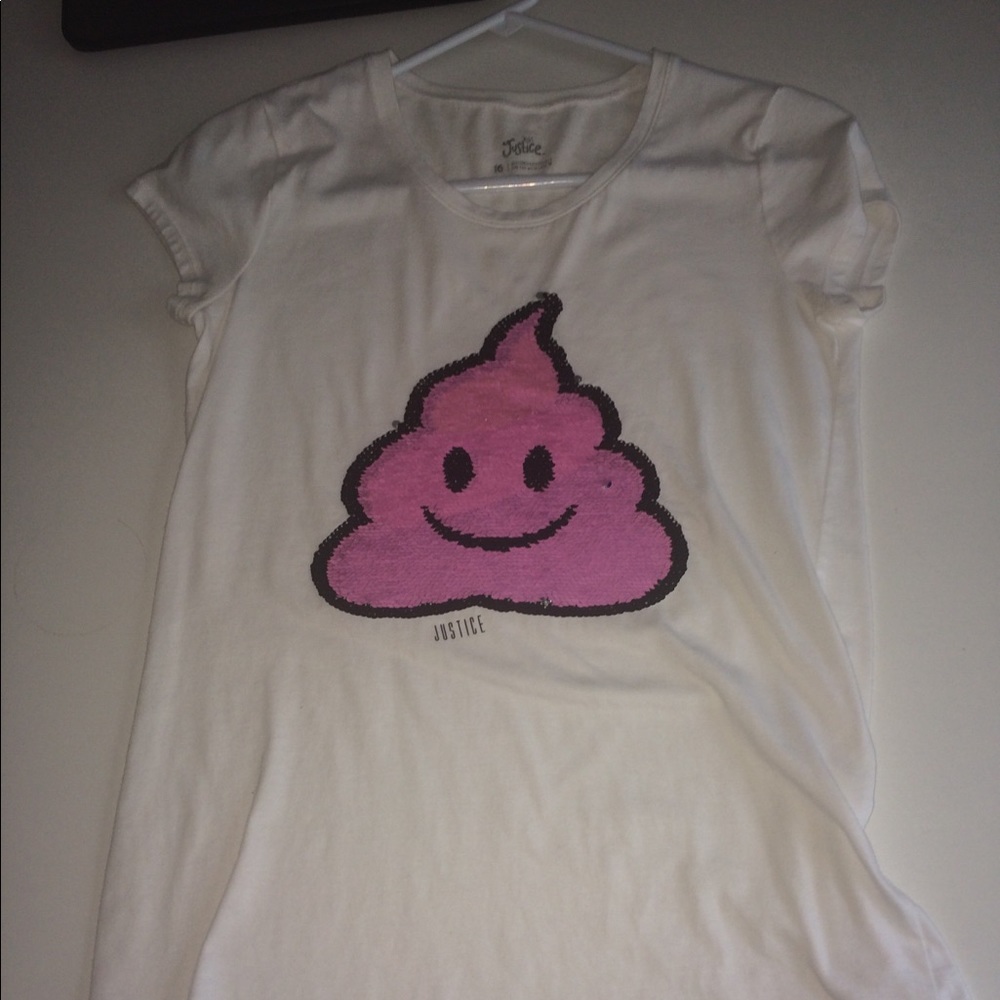 A sequence poop shirt for kids